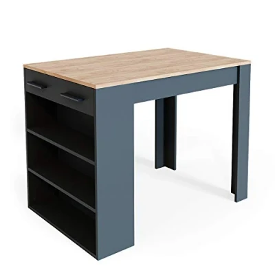 Abbildung von Vicco Bartisch Repose, Anthrazit/Goldkraft Eiche, 67 x 100 cm, Multifunktionell