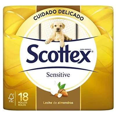 Abbildung von Scottex Sensitiv Toilettenpapier 18 Rollos