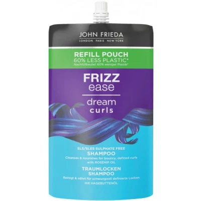 Abbildung von John Frieda Traumlocken Shampoo Inhalt: 500 ml Nachfüllpack Frizz Ease Serie