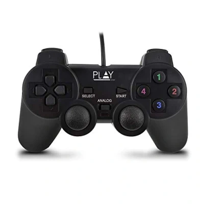 Abbildung von ewent PLAY WIRED USB GAMEPAD, Black