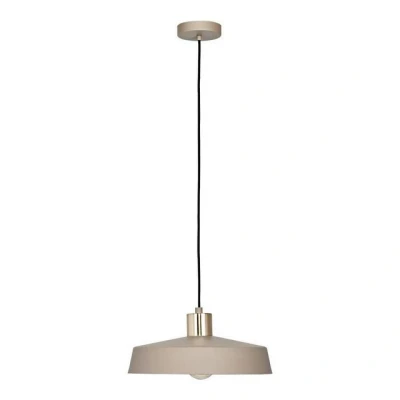 Abbildung von EGLO Hängeleuchte VALDIOLA, ohne Leuchtmittel, Deckenlampe, Metall in Sandfarben und Messing Gebürstet, E27 Fassung