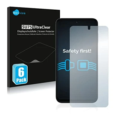 Abbildung von Savvies 6 Stück Schutzfolie für Motorola Moto G31 Displayschutz Folie Ultra Transparent