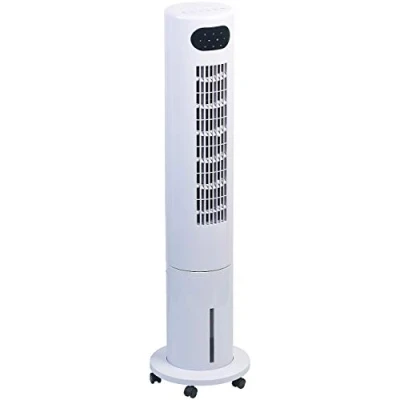 Abbildung von Sichler Haushaltsgeräte Ventilator mit Kühlung: 3in1 Turmventilator, Luftkühler &amp; befeuchter, 80 Oszillation, 40 W (Ventilator Kühlfunktion, Turmventilator Kühlung)