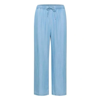 Abbildung von Part Two Cibellspw PA Stoffhose, Damen, Größe: 32, Medium blue denim