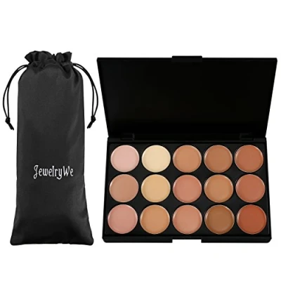 Abbildung von JewelryWe 15 Farben Concealer Abdeckcreme Make Up Palette Camouflage Cover Abdeck Set #B