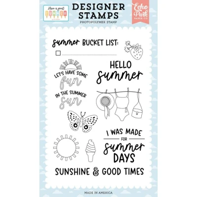 Abbildung von Summer Bucket List Stempel Set