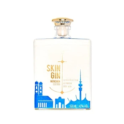 Abbildung von Skin Gin Handcrafted Premium German München Edition aus der Manufaktur 42 % 500ML