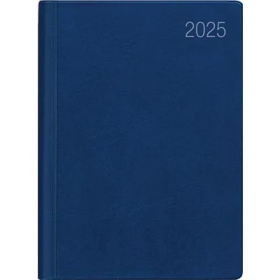 Abbildung von Zettler Taschenkalender 2025 blau, 8,3x10,7cm, Taschenplaner mit 140 Seiten im flexiblem Kunststoffeinband, 1 Woche auf Seite, Tages und Wochenzählung deutsches Kalendarium