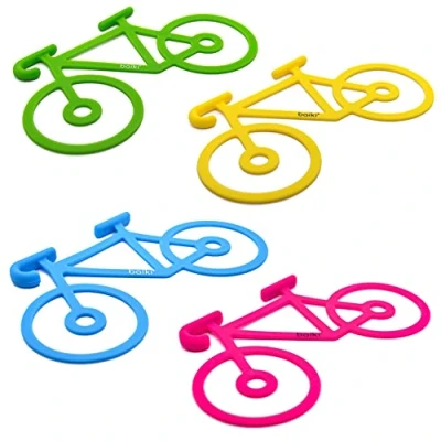 Abbildung von baiki Fahrrad Universal Spanngummi, Handy Taschenlampe Jacke Werkzeug Halterung. Silikonband, extra stark Gepäckspanner, Expander, Gummiband (4 Farben)