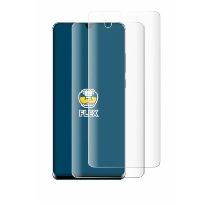 Abbildung von BROTECT 2 Stück Full Cover Schutzfolie für Huawei P30 Pro / New Edition Screen Displayschutz Folie [3D Curved, Kristall Klar]