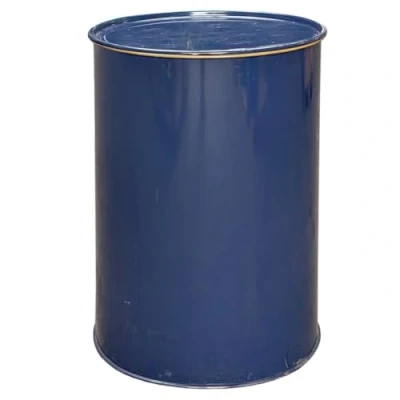 Abbildung von Plasteo Regentonne 200 Liter Metallfass Tonne mit Deckel Stahlfass Ölfass Feuertonne, l, Regentonne, Ghettofass, Stehtisch, Blechfass