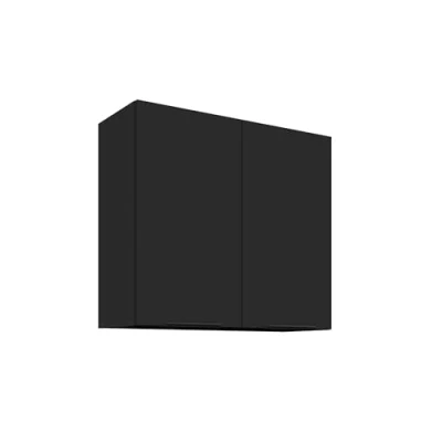 Abbildung von Küchen Hängeschrank 80 cm Siena Schwarz Küche Küchenzeile Küchenblock