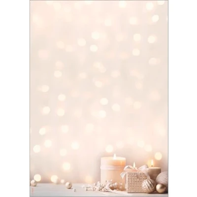 Abbildung von Sigel Weihnachtspapier A4 90g 100 Blatt Golden Glow