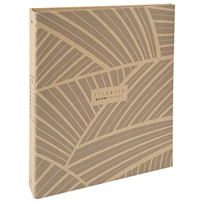 Abbildung von Exacompta 51947E 10er Pack Eterneco Collection Hardcover Ringbuch geeignet für A4 Dokumente, 40 mm Rücken, 4 x 30 O Ringe, wasserabweisend, geometrische Designs