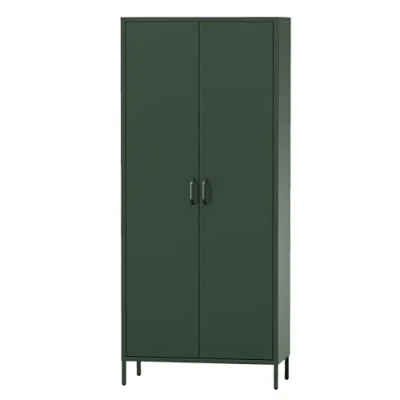 Abbildung von Jan Nowak Kommode Garderobe 800 x 1850 450 mm, Modern flaschengrün (Garderobe FLAVIO, Modern: flaschengrün)