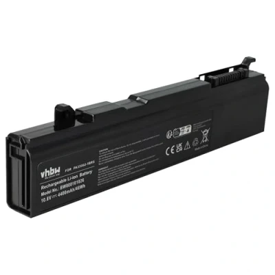Abbildung von vhbw 1x Akku Ersatz für Toshiba PA3356U 1BRS, 2BAS, A9 S9020V, 1BAS Notebook (4400 mAh, 10,8 V, Li Ion)