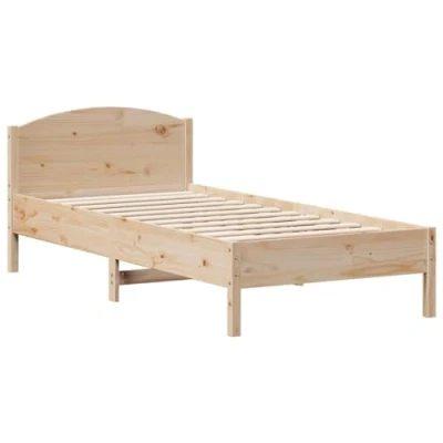 Abbildung von vidaXL Bett Massivholzbett ohne Matratze 100x200 cm Kiefernholz