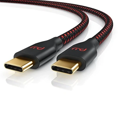 Abbildung von CSL 1m USB Typ C Kabel GEN 2x2 zu Full Featured 3.2 2 E Marker Chip SuperSpeed Datenübertragungsrate von Bis 20 Gbit s 100W Leistung