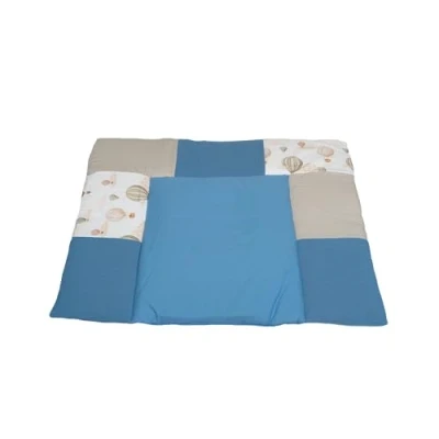 Abbildung von ULLENBOOM ® Wickelauflage 85x75 cm Ballontraum (Made in EU) Wickelunterlage Waschbar und für Unterwegs geeignet, Bezug: 100% OEKO TEX Baumwolle, Wickeltischauflage 75x85