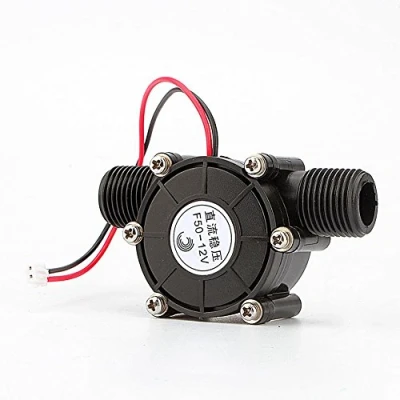 Abbildung von Micro Hydro Wasser Turbine Generator 12V DC Stabile Wasserpumpe 10W Kleine Pipeline Wasserkraft Ladewerkzeug