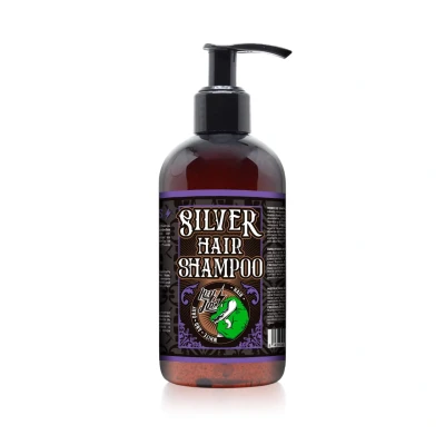 Abbildung von HEY JOE! Silver Shampoo Silber für Graues Haar Cruelty Free und Vegan Antigelbstichshampoo 250 ml