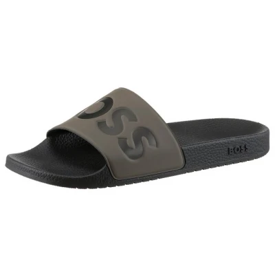Abbildung von BOSS Aryeh Pantolette flach, Herren, Größe: 40, Open green Schuhe