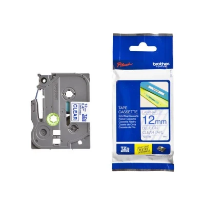 Abbildung von Brother TZe 133 (12 mm) Blau bis transparent Tape