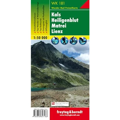 Abbildung von Freytag Berndt Wanderkarten, WK 181, Kals Heiligenblut Matrei Lienz Maßstab 1:50.000