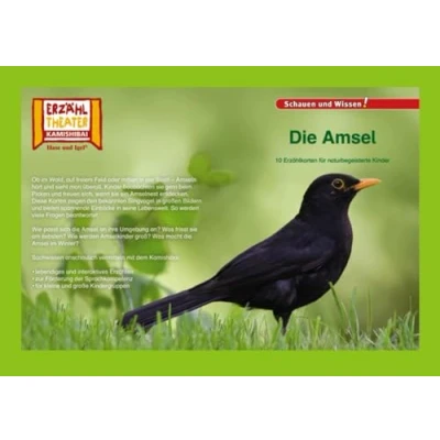 Abbildung von Die Amsel / Kamishibai Bildkarten: 10 Fotobildkarten für das Erzähltheater