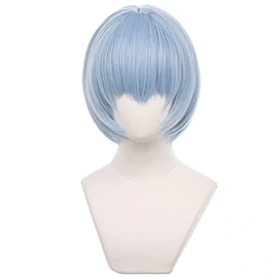 Abbildung von HIROAKIYA Rei Ayanami Wig, Cosplay Wig with Cap