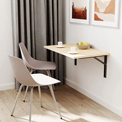 Abbildung von mikon 60x60 Wandklapptisch Klapptisch Wandtisch Küchentisch Schreibtisch Kindertisch AHORN