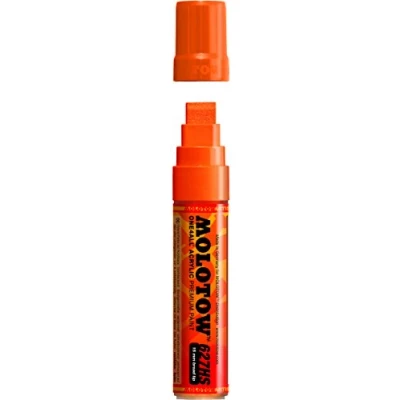 Abbildung von Molotow Permanentmarker One4All 627 HS nachfüllbar 15mm dare orange
