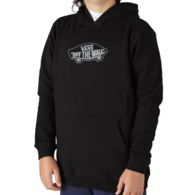 Abbildung von Vans Unisex Kinder Off The Wall Board Pullover B Hooded Sweatshirt, Black, 10 12 Years