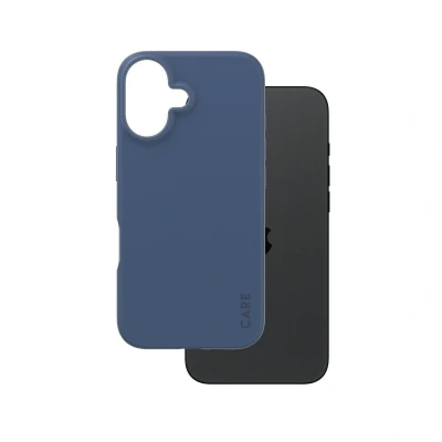 Abbildung von 0 CARE by PanzerGlass® Fashionable Case Blau für iPhone 16