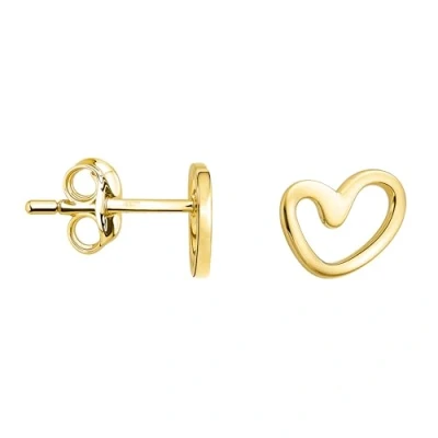 Abbildung von SOFIA MILANI Damen Ohrringe 925 Silber vergoldet/golden Herzen Ohrstecker E1330