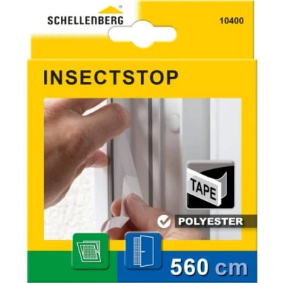 Abbildung von SCHELLENBERG Klett Klebeband 10400 Befestigungsband semi transparent (1 St) für Fliegengitter, 5,6 m, selbstklebend,