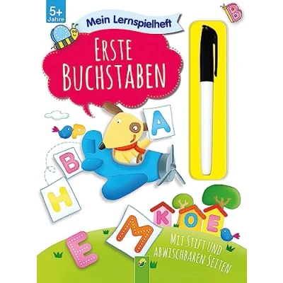 Abbildung von Mein Lernspielheft Erste Buchstaben: Mit Stift und abwischbaren Seiten