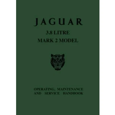 Abbildung von Jaguar 3.8 Litre Mark 2 Model: Part No E115/10 (Official Owners&#039; Handbooks)