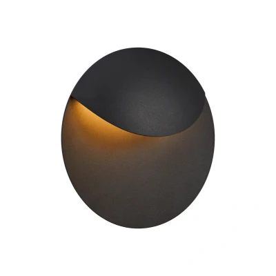Abbildung von LED Außenwandleuchte Valopin Seaside, schwarz