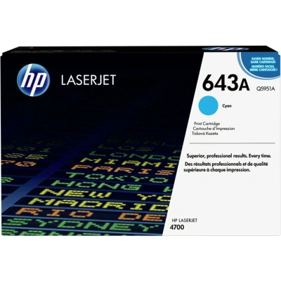 Abbildung von HP 643A (Q5951A) Cyan Toner