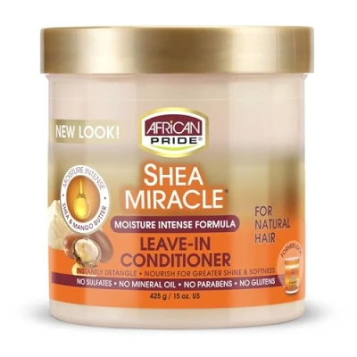 Abbildung von 3 confezioni di burro karitè African Pride Miracle Leave in Balsamo, 425 g (1,275 kg)