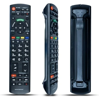 Abbildung von Dakana Fernbedienung für panasonic N2QAYB000487 tv vorkonfiguriert und sofort einsatzbereit