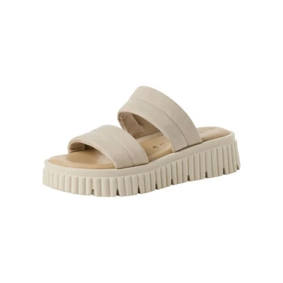 Abbildung von Tamaris Pantolette hoch, Damen, Größe: 39, Ivory Leder