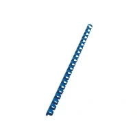 Abbildung von GBC Binderücken 21 Ringe 12mm blau VE=100 Stück