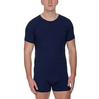 Abbildung von Bruno Banani Herren Shirt Check Line 2.0 Unterhemd, Blau (Marine Karo 542), Small (Herstellergröße: S)