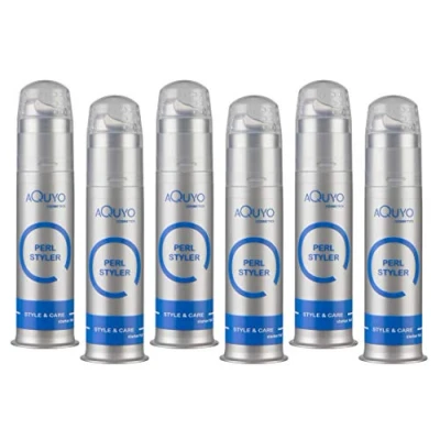 Abbildung von Perl Styler starker Halt, Haargel für Männer und Frauen, Gel zum stylen formen der Haare mit Pearl Effekt, Styling Glanz in Einem (6er Pack 6x 100ml)