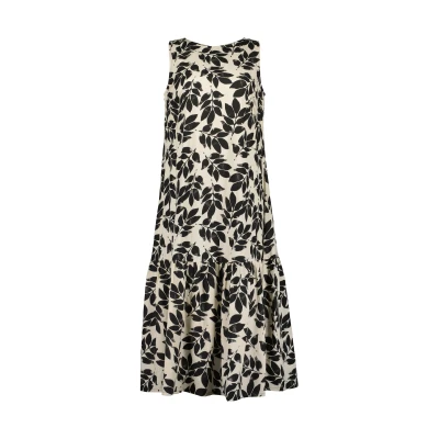 Abbildung von Blue Seven MAXI Freizeitkleid, Damen, Größe: 38, Kiesel