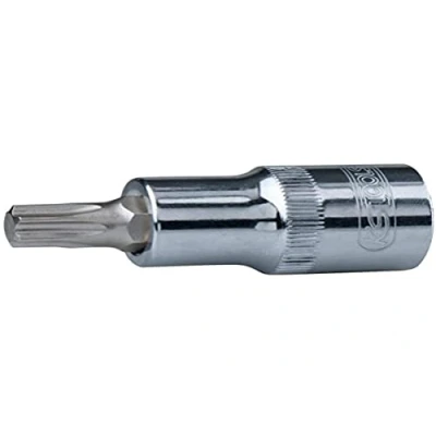 Abbildung von KS TOOLS 918.1628 Steckschlüsseleinsatz DIN 3120, ISO 1174, ISO1174 T50 Chrom Vanadium Stahl Torx gerändelt