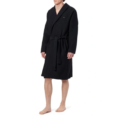 Abbildung von Tommy Hilfiger Original Waffle Bathrobe Bademantel, Herren, Größe: XXL, Desert sky