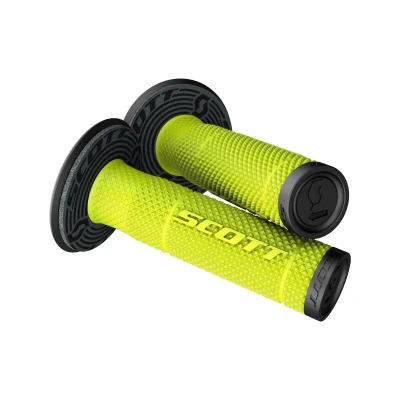 Abbildung von Scott SX II MX Motorrad Griffe inkl.Donut gelb/schwarz